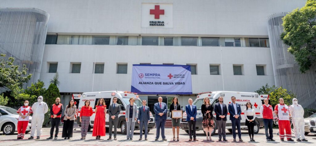 Sempra Infrastructure, through its Foundation, donates to the Mexican Red Cross