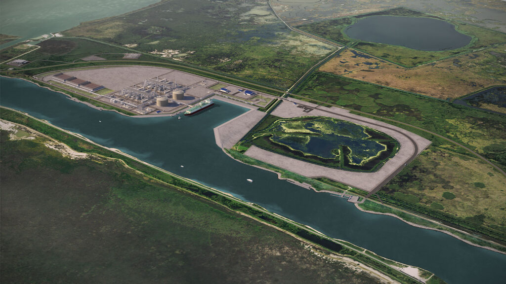 Port Arthur LNG Proposed Phase 1 Rendering