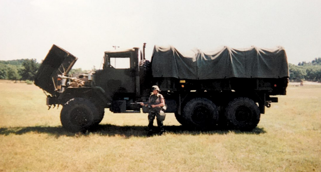 Amy VerBunker in Army Reserves