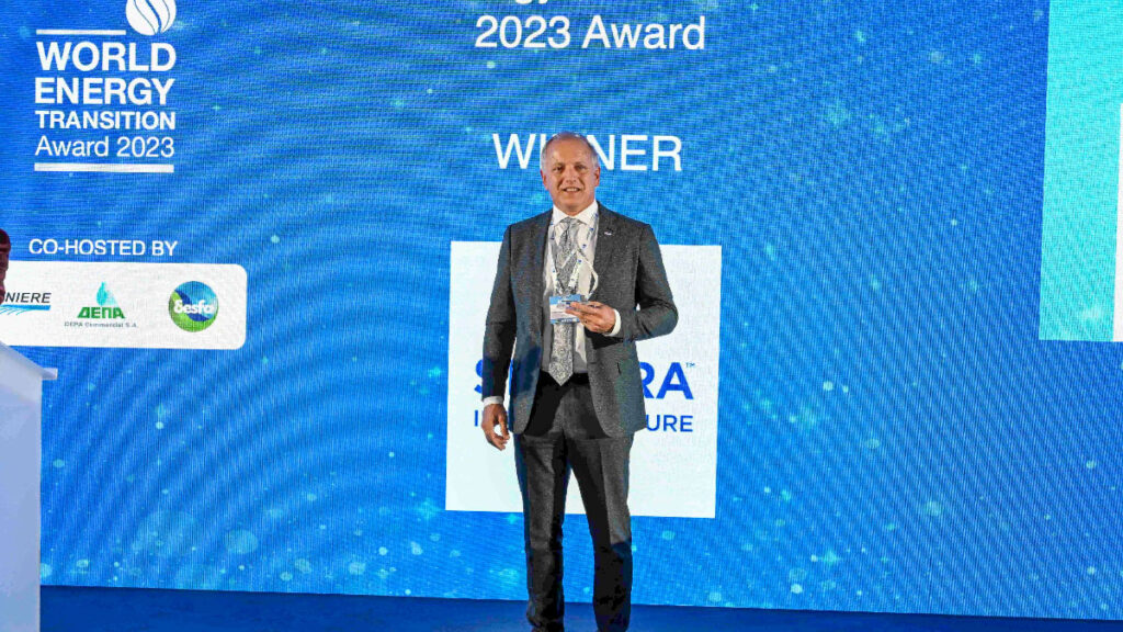 2023 recipient of the World LNG Energy Transition Award