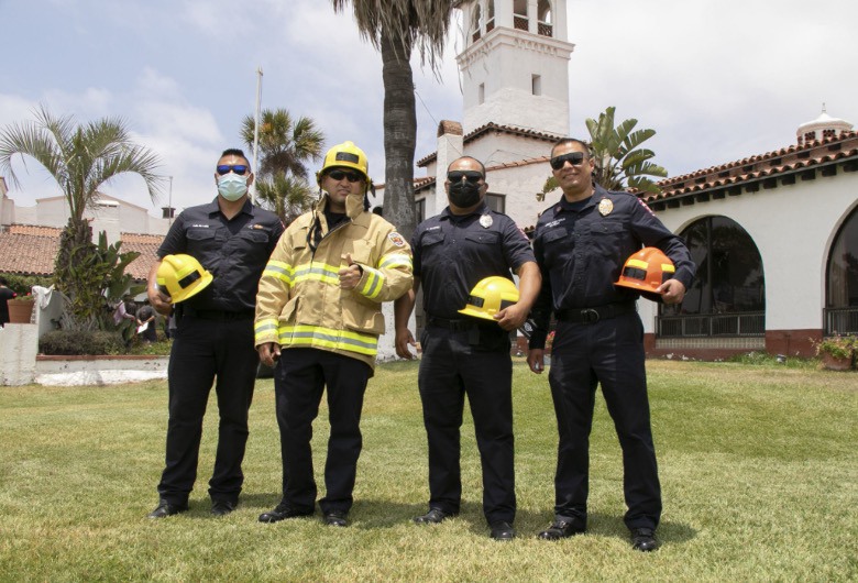 ECA LNG donates uniforms to local fire department 2